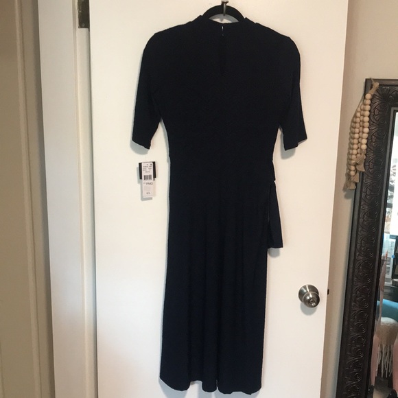 NEW Robbie Bee Navy Fit + Flare Dress. PM - Picture 9 of 10